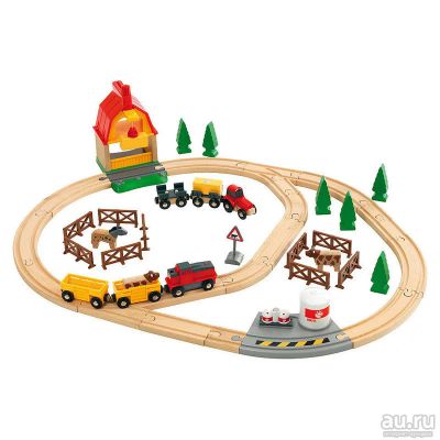 Лот: 8015037. Фото: 1. Игрушка BRIO ж/д набор Загородное... Машины и техника