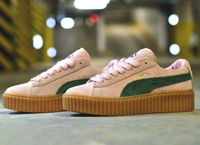 Лот: 11450727. Фото: 1. Puma suede creeper rihanna №444003. Кеды, кроссовки, слипоны