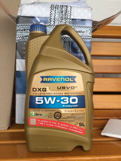 Лот: 19703450. Фото: 1. Ravenol 5w30 DXG 5л. Масла, жидкости