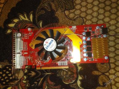 Лот: 1448155. Фото: 1. GeForce 9800GT + Zalman VF700-Cu... Видеокарты