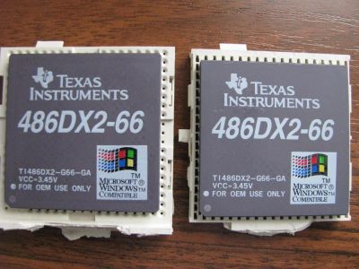 Лот: 10934087. Фото: 1. Процессоры Texas Instruments 486DX2-66... Процессоры