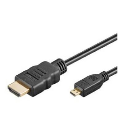 Лот: 4171585. Фото: 1. Кабель HDMI - microHDMI 1.8 м. Шлейфы, кабели, переходники