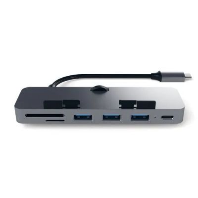 Лот: 21439126. Фото: 1. USB-концентратор Satechi Aluminum... USB-флеш карты