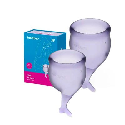 Лот: 19967725. Фото: 1. Набор менструальных чаш Satisfyer... Интимная косметика, смазки