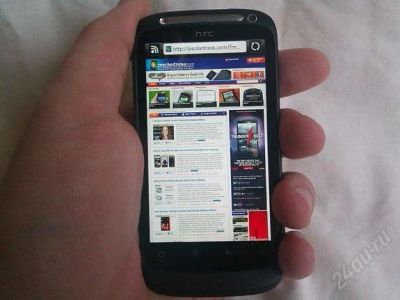 Лот: 2358802. Фото: 1. htc desire s + кожаный чехол... Смартфоны