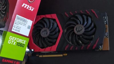 Лот: 20561164. Фото: 1. Видеокарта MSI GeForce GTX1060... Видеокарты