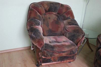 Лот: 3289172. Фото: 1. мягкая мебель кресло пр-во Латвия. Кресла, пуфы