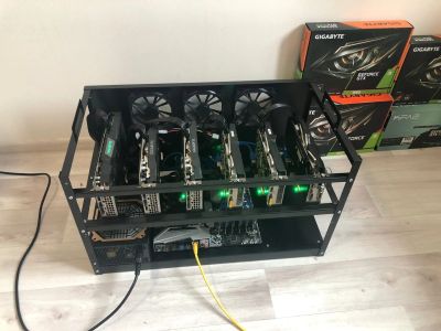 Лот: 17708770. Фото: 1. майнинг ферма 150MH/s Geforce... Майнинг фермы, товары для майнинга