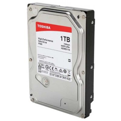 Лот: 10128435. Фото: 1. Жесткий диск Toshiba P300 1 Тб... Жёсткие диски