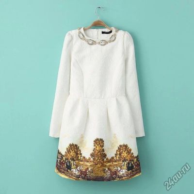 Лот: 5176251. Фото: 1. Платье белое, ажурное. Платья