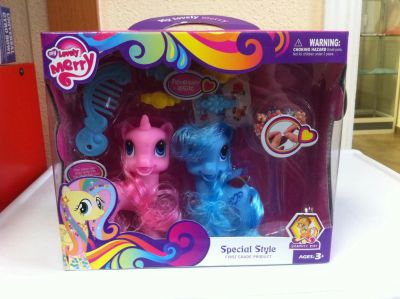 Лот: 7460740. Фото: 1. My Little Pony 2шт в упак с аксессуарами... Куклы и аксессуары
