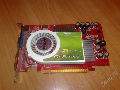 Лот: 675905. Фото: 1. Видеокарта GeForce 7600 GT 256mb. Видеокарты