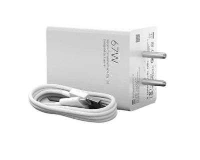 Лот: 19354053. Фото: 1. СЗУ USB Xiaomi 67W + кабель Type-C... Дата-кабели, переходники