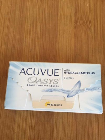 Лот: 11084630. Фото: 1. Линзы Acuvue Oasys 3 шт -7. Контактные линзы