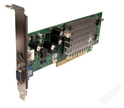 Лот: 270816. Фото: 1. Видеокарта AGP GeForce 4 Mx440... Видеокарты