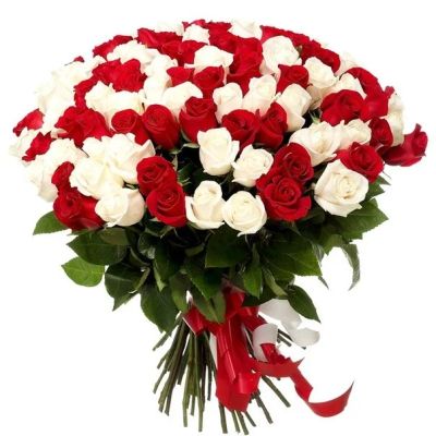 Лот: 13426107. Фото: 1. Лот № 52 Букет из 101 Розы 40см... Свежие цветы