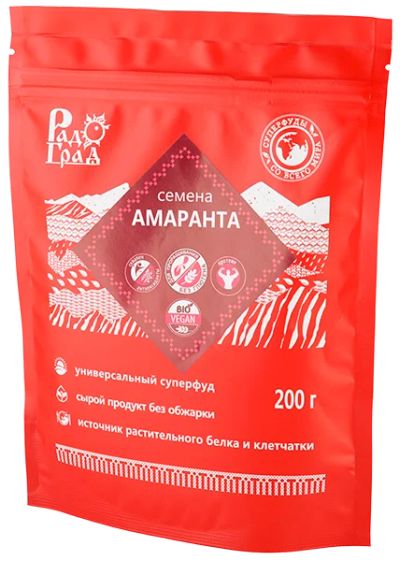 Лот: 11461893. Фото: 1. Семена амаранта, 200 грамм в дой-пак... Народная медицина, БАДы