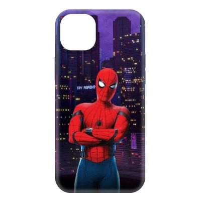 Лот: 25053531. Фото: 1. Чехол Krutoff Soft Case "Человек-Паук... Чехлы, бамперы