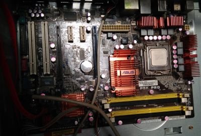 Лот: 12243281. Фото: 1. Материнская плата ASUS P5K PRO. Материнские платы