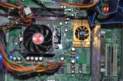 Лот: 1273983. Фото: 1. Athlon 3000+, EPoX EP-9NPAJ, 2... Материнские платы