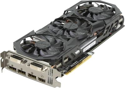 Лот: 8465346. Фото: 1. Видеоплата PCI-E 4096Mb GeForce... Видеокарты