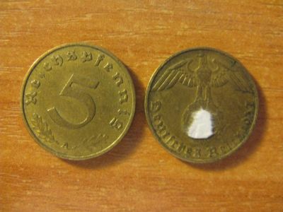 Лот: 10782366. Фото: 1. Германия 5 рейхспфеннигов 1937... Германия и Австрия