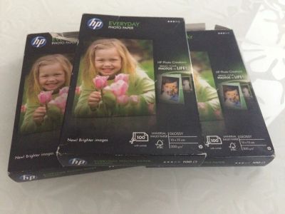 Лот: 7698848. Фото: 1. Фотобумага HP Everyday Glossy... Фотобумага, плёнка