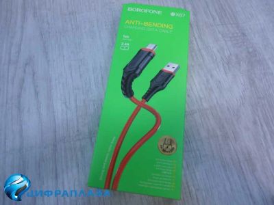 Лот: 19211584. Фото: 1. Кабель Micro USB Borofone BX67... Дата-кабели, переходники
