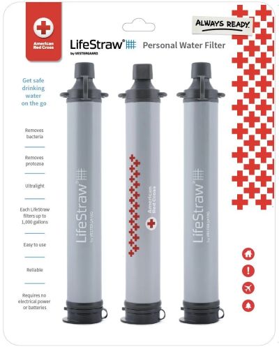 Лот: 14383101. Фото: 1. 3х LifeStraw American Red Cross... Другое (туризм)