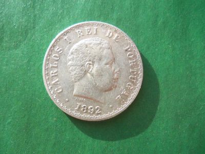Лот: 19496768. Фото: 1. Португалия 500 реалов 1892 г... Европа