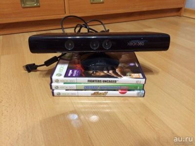 Лот: 8994447. Фото: 1. Kinect xbox 360 + 3 ИГРЫ. Аксессуары, геймпады