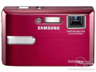 Лот: 1410378. Фото: 1. Фотоаппарат Samsung i85 (бардовый... Цифровые компактные