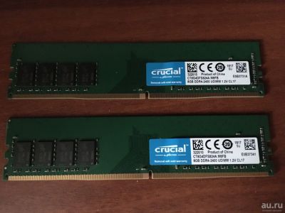 Лот: 15264991. Фото: 1. Оперативная память crucial ddr4... Оперативная память