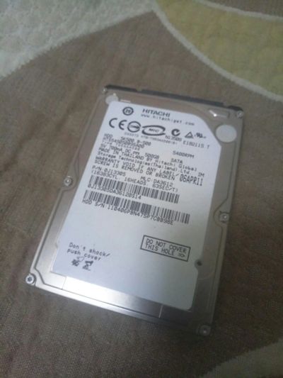 Лот: 18406246. Фото: 1. HDD Hitachi Travelstar 5K500.B... Жёсткие диски (HDD)