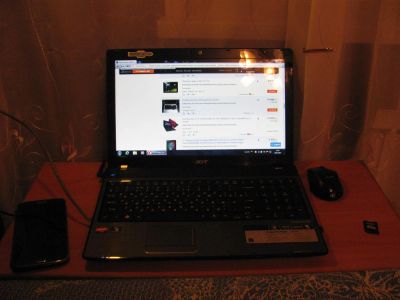 Лот: 3782738. Фото: 1. Игровой Ноутбук Acer Aspire 5551g. Ноутбуки