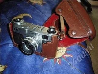 Лот: 75366. Фото: 1. Фотоаппарат Киев 1980года с объективом... Плёночные компактные