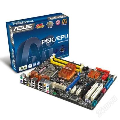Лот: 800776. Фото: 1. E8400 + M/B ASUS P5K/EPU + 2Gb... Компьютеры в сборе