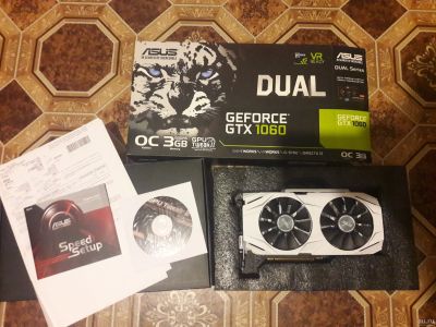 Лот: 13361164. Фото: 1. ASUS GeForce GTX 1060 (3GB) OC... Видеокарты