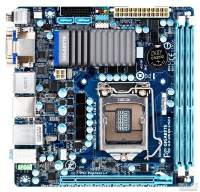 Лот: 14855190. Фото: 1. Крутая mini ITX мать: Gigabyte... Материнские платы