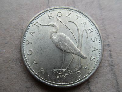 Лот: 6822780. Фото: 1. Венгрия 5 форинтов 1993. Европа