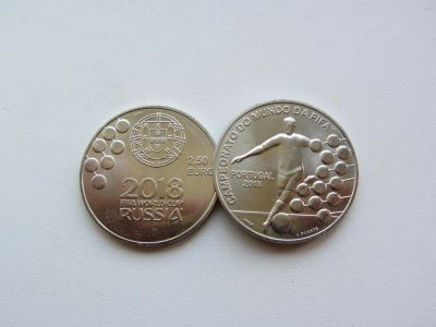 Лот: 11737108. Фото: 1. Португалия 2,5 евро 2018 " Чемпионат... Европа