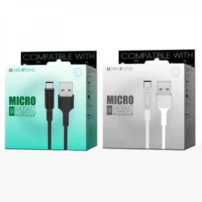 Лот: 16360091. Фото: 1. USB кабель microUSB Borofone BX1... Дата-кабели, переходники