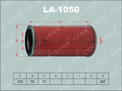 Лот: 13356895. Фото: 1. Lynx LA-1050 Воздушный фильтр. Расходные материалы