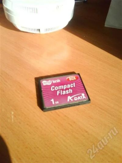 Лот: 302891. Фото: 1. CompactFlash CF-card 1 Gb 80X... USB-флеш карты