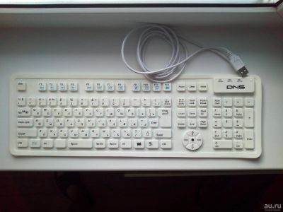 Лот: 13361395. Фото: 1. Эластичная клавиатура USB. Клавиатуры и мыши