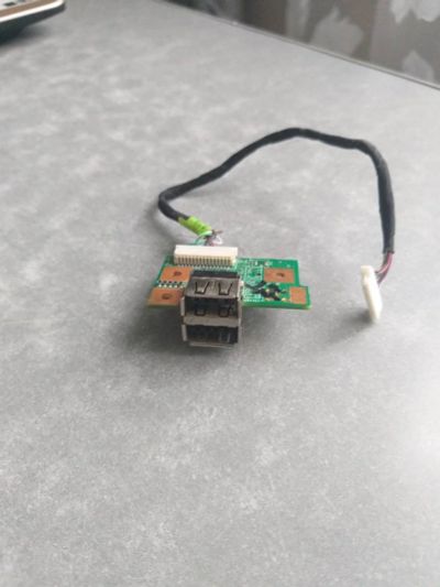 Лот: 18842386. Фото: 1. Плата USB разъемов для ноутбука... Платы расширения, контроллеры, доп. порты