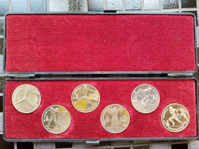 Лот: 15404139. Фото: 1. Набор монет 1 рубль Барселона... Россия после 1991 года