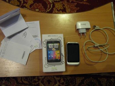 Лот: 3460971. Фото: 1. HTC wildfire s!Полный комплект... Смартфоны