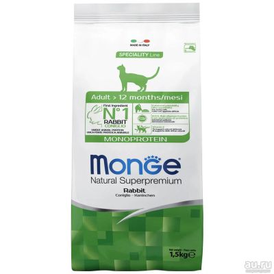 Лот: 17894391. Фото: 1. Monge (Монж) PFB Monoprotein корм... Корма