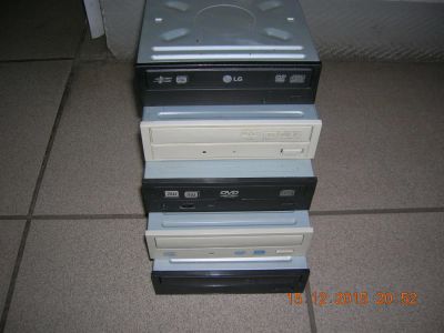 Лот: 6624752. Фото: 1. 5 рабочих DVD-RW приводов(б). Приводы CD, DVD, BR, FDD